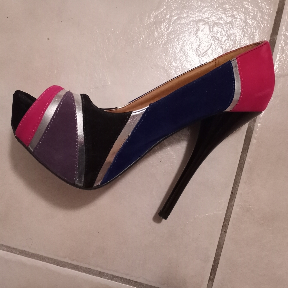 Colorful Shi heels